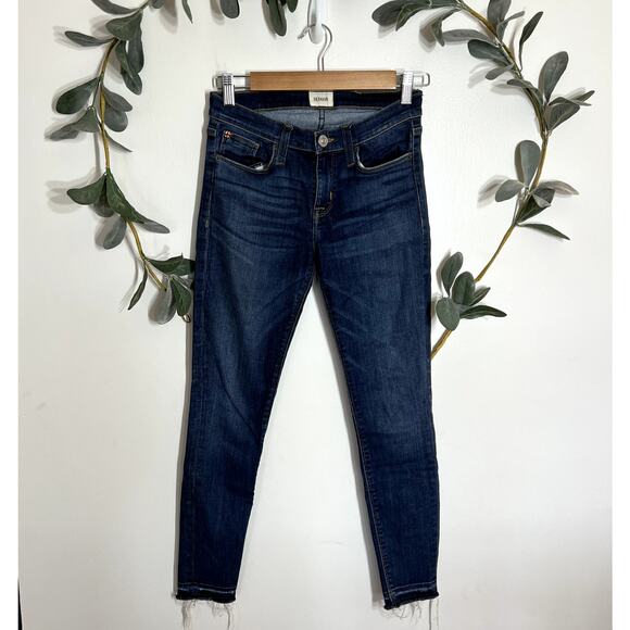 Hudson Dark Wash Released Hem Skinny Jeans LAST CALL - Picture 1 of 5